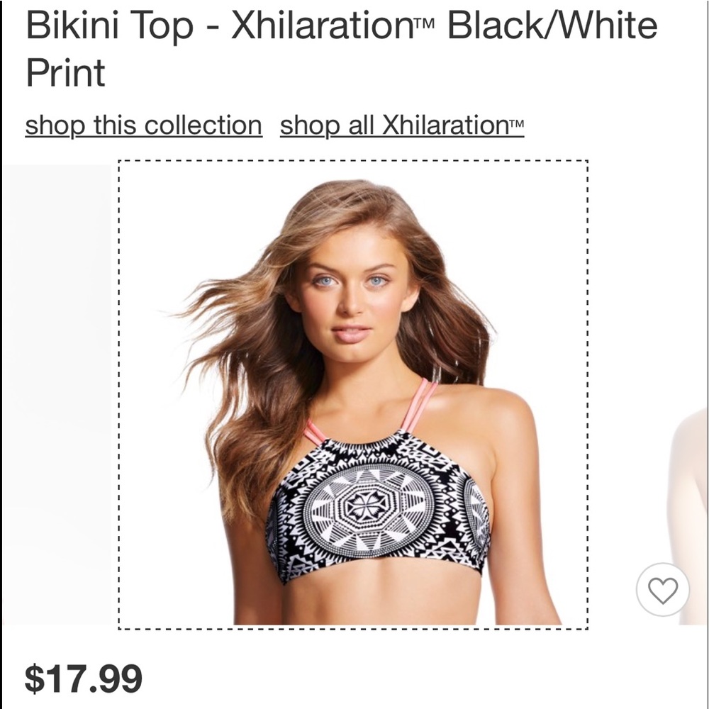 Women's Cross Back High Neck Bikini Top
